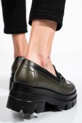 MOCASINI VERZI PIELE NATURALA 4S7780