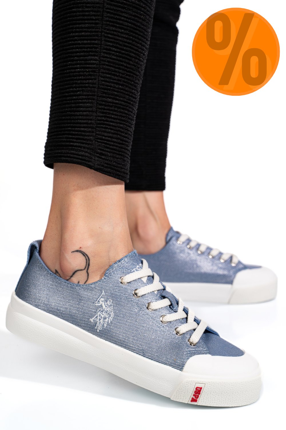 U.S. POLO ASSN, TENISI JEANS ILLY-5FX