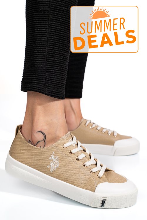U.s. polo assn, tenisi beige illy-5fx