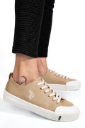 U.S. POLO ASSN, TENISI BEIGE ILLY-5FX
