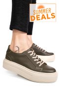 PANTOFI SPORT OLIVE PIELE NATURALA 3S77000