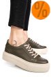 Pantofi sport olive piele naturala 3s77000