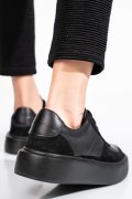 PANTOFI SPORT NEGRI PIELE NATURALA 4S77541
