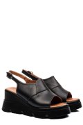 SANDALE NEGRE PIELE NATURALA YS7711
