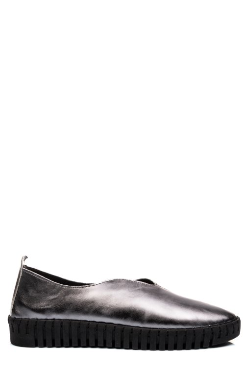 Espadrile pewter piele naturala 8245449