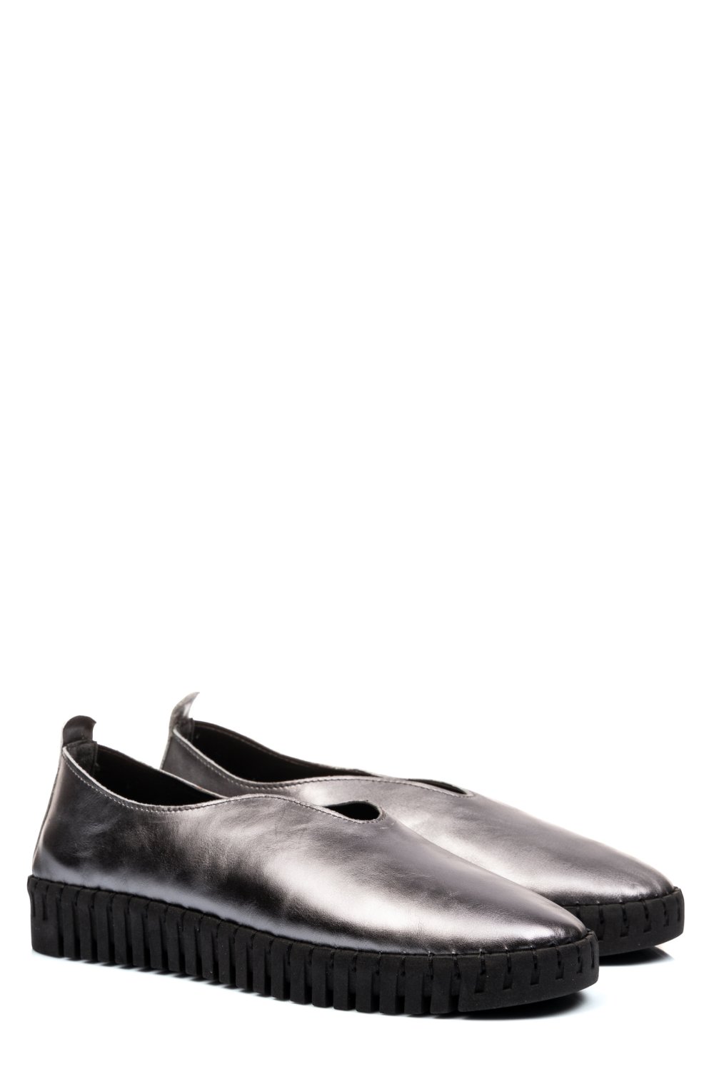 ESPADRILE PEWTER PIELE NATURALA 8245449