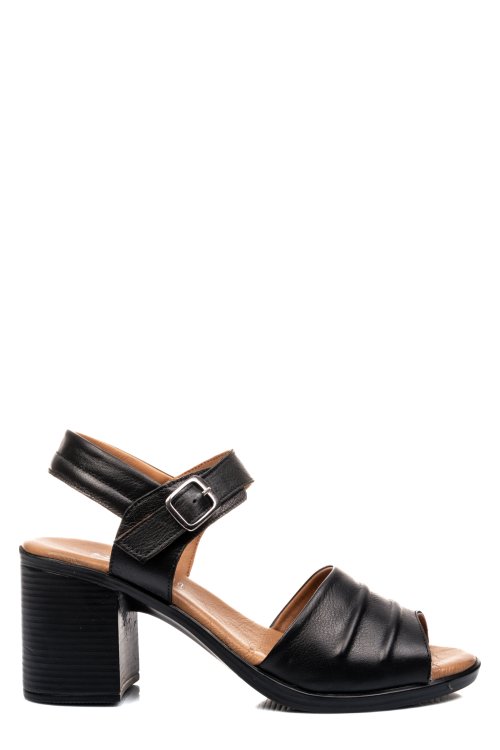 Sandale negre piele naturala 0s7735