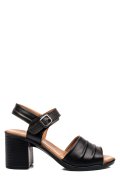 SANDALE NEGRE PIELE NATURALA 0S7735