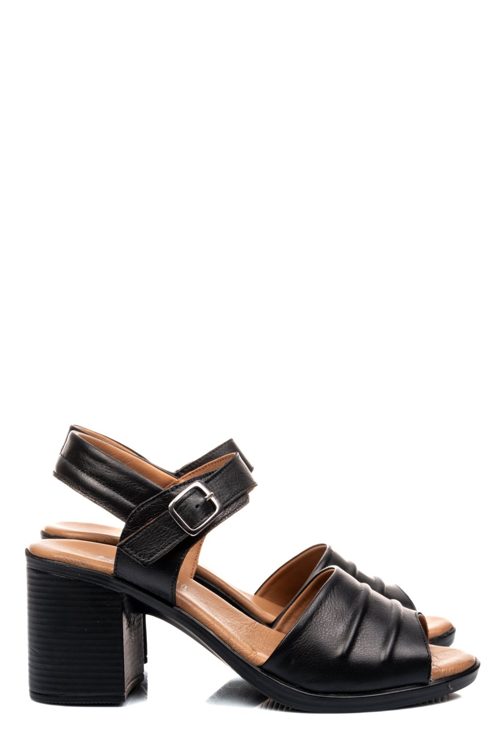 SANDALE NEGRE PIELE NATURALA 0S7735