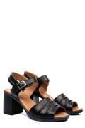 SANDALE NEGRE PIELE NATURALA 0S7735