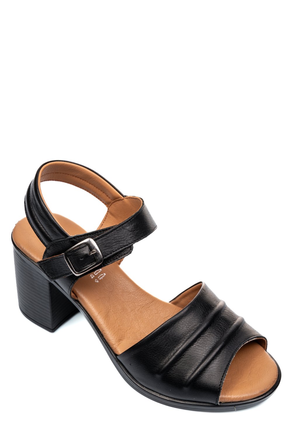 SANDALE NEGRE PIELE NATURALA 0S7735
