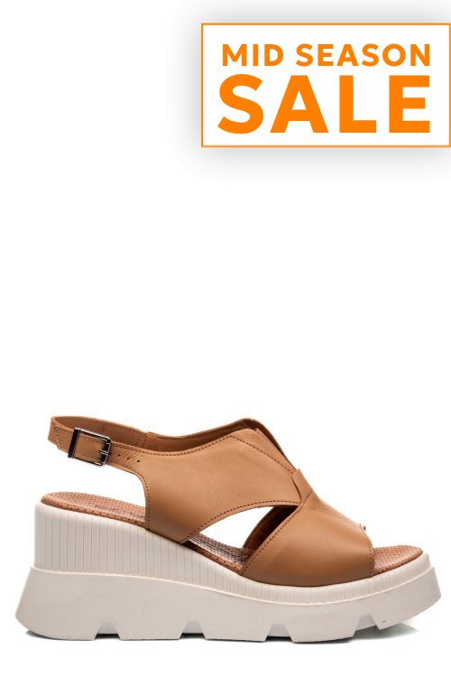Sandale maro piele naturala ys7714