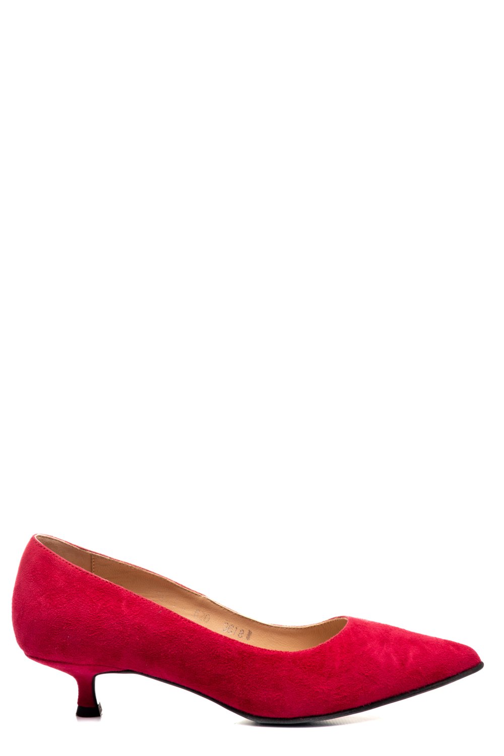 PANTOFI DAMA GUBAN PIELE NATURALA INTOARSA ROSII 3S77618