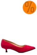 PANTOFI DAMA GUBAN PIELE NATURALA INTOARSA ROSII 3S77618