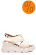 Sandale crem piele naturala ys7714