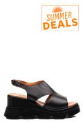 SANDALE NEGRE PIELE NATURALA YS7714