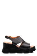 SANDALE NEGRE PIELE NATURALA YS7714