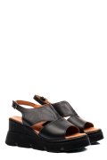SANDALE NEGRE PIELE NATURALA YS7714