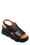 SANDALE NEGRE PIELE NATURALA YS7714