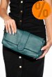 Geanta verde piele naturala 7122-02323