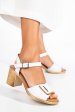 Sandale albe piele naturala 0s7756