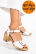 Sandale albe piele naturala 0s7756