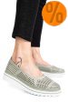 Espadrile olive piele naturala pspl2033