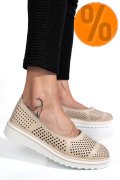 ESPADRILE BEJ PIELE NATURALA PSPL2033
