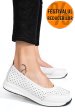 Espadrile albe piele naturala tsp3026