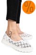 Espadrile albe piele naturala jspy3960
