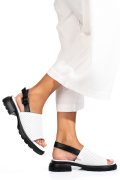 SANDALE ALBE PIELE NATURALA FSP001802