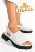 SANDALE GRI PIELE NATURALA FSP001802