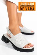 SANDALE GRI PIELE NATURALA FSP001802