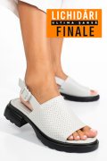 SANDALE GRI PIELE NATURALA FSP001802