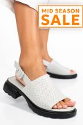 SANDALE GRI PIELE NATURALA FSP001802