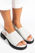 SANDALE GRI PIELE NATURALA FSP001802