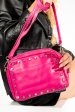 Geanta fuchsia piele naturala gen2025-321