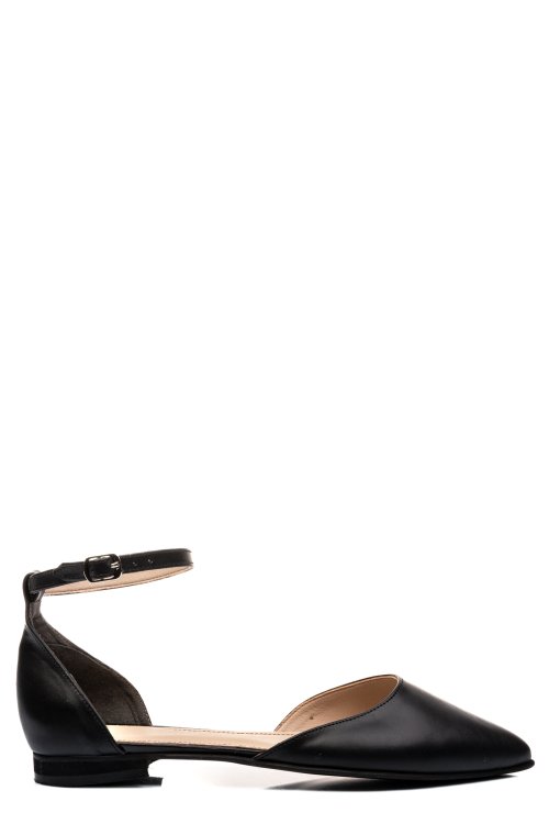 Balerini negri piele naturala 3s7753