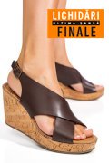 SANDALE MARO PIELE NATURALA TS77P01C65