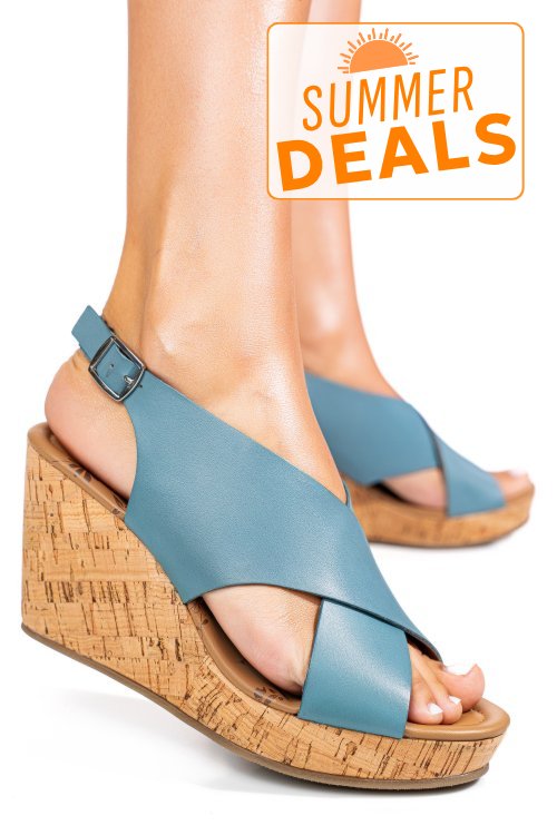 Sandale albastre piele naturala tps7701c425
