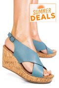 SANDALE ALBASTRE PIELE NATURALA TPS7701C425