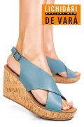 SANDALE ALBASTRE PIELE NATURALA TPS7701C425