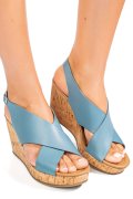 SANDALE ALBASTRE PIELE NATURALA TPS7701C425
