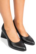 PANTOFI NEGRI PIELE NATURALA 5S77003-A