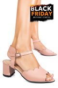 SANDALE ROZ PIELE NATURALA 1S77582