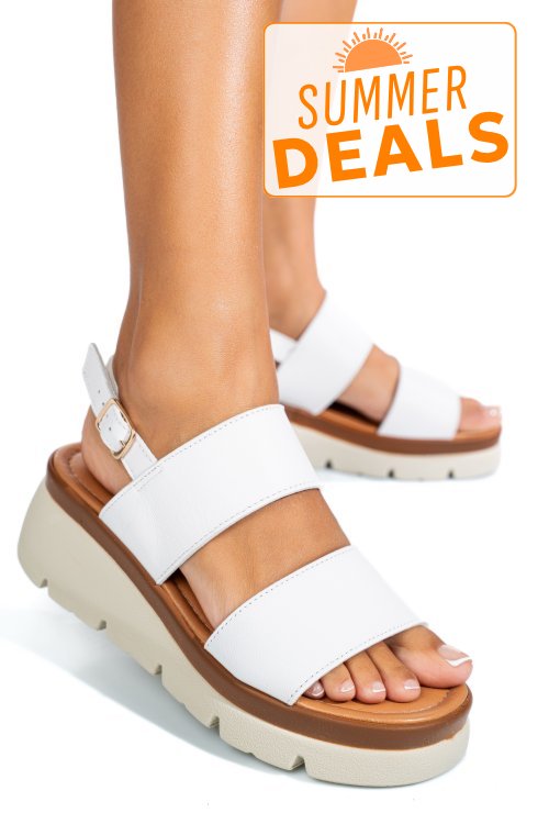 Sandale albe piele naturala 1s778362