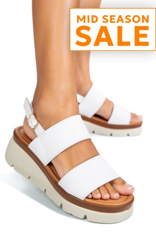 Sandale albe piele naturala 1s778362