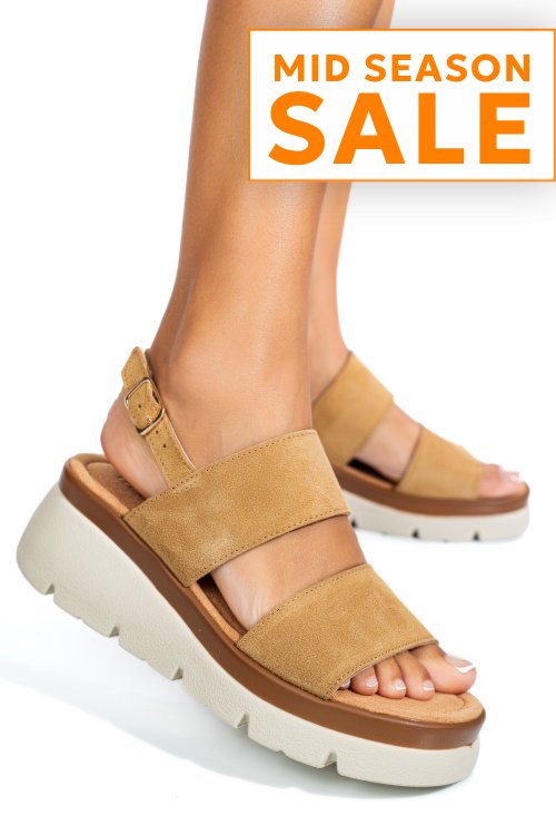 Sandale maro piele naturala intoarsa 1s778362