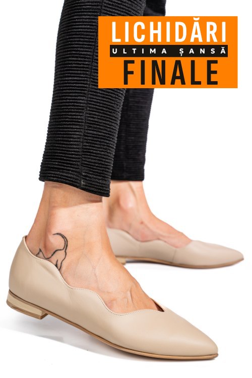 Balerini nude piele naturala 3s7718