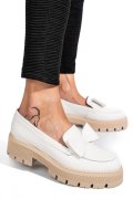 MOCASINI ALBI PIELE NATURALA 2S77115